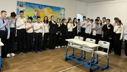 8 декабря, накануне празднования Дня Независимости Республики Казахстан, в нашей школе среди учащихся 8-х классов прошло мероприятие под названием «История Независимости – история предков»