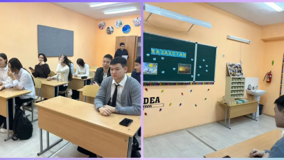 Сегодня, 11 декабря, в преддверии Дня Независимости, в 10 «Б» классе прошёл тематический классный час под названием «История Независимости — история народа»