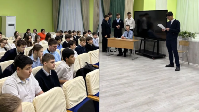 «Заң және тәртіп» айлығын іске асыру аясында 30 қаңтарда мектептің өзін-өзі басқаруына қатысушылар, «Адал ұрпақ» жасағының мүшелері 8 сынып оқушыларына «Сыбайлас жемқорлыққа жол жоқ!» атты қызықты және танымдық квест өткізді