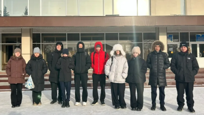 Бүгін, 4 ақпан күні, біздің 10 сыныптар "Абайдың қара сөздері" тұсаукесерін тамашалады