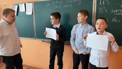 Гуманитарлық ғылымдар онкүндігі аясында ағылшын тілінің мұғалімі Айгерім Серікқызы Шияпова 6 «А» сыныпта «Weather Conditions» тақырыбында ашық сабақ өткізді