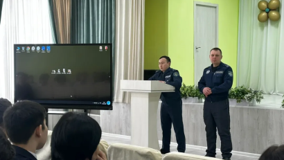 2026 жылғы 3 наурызда «Кәмелетке толмағандар арасындағы әкімшілік және қылмыстық құқық бұзушылықтардың алдын алу. Буллинг, есірткі қылмыстары» тақырыбында дәріс өткізілді